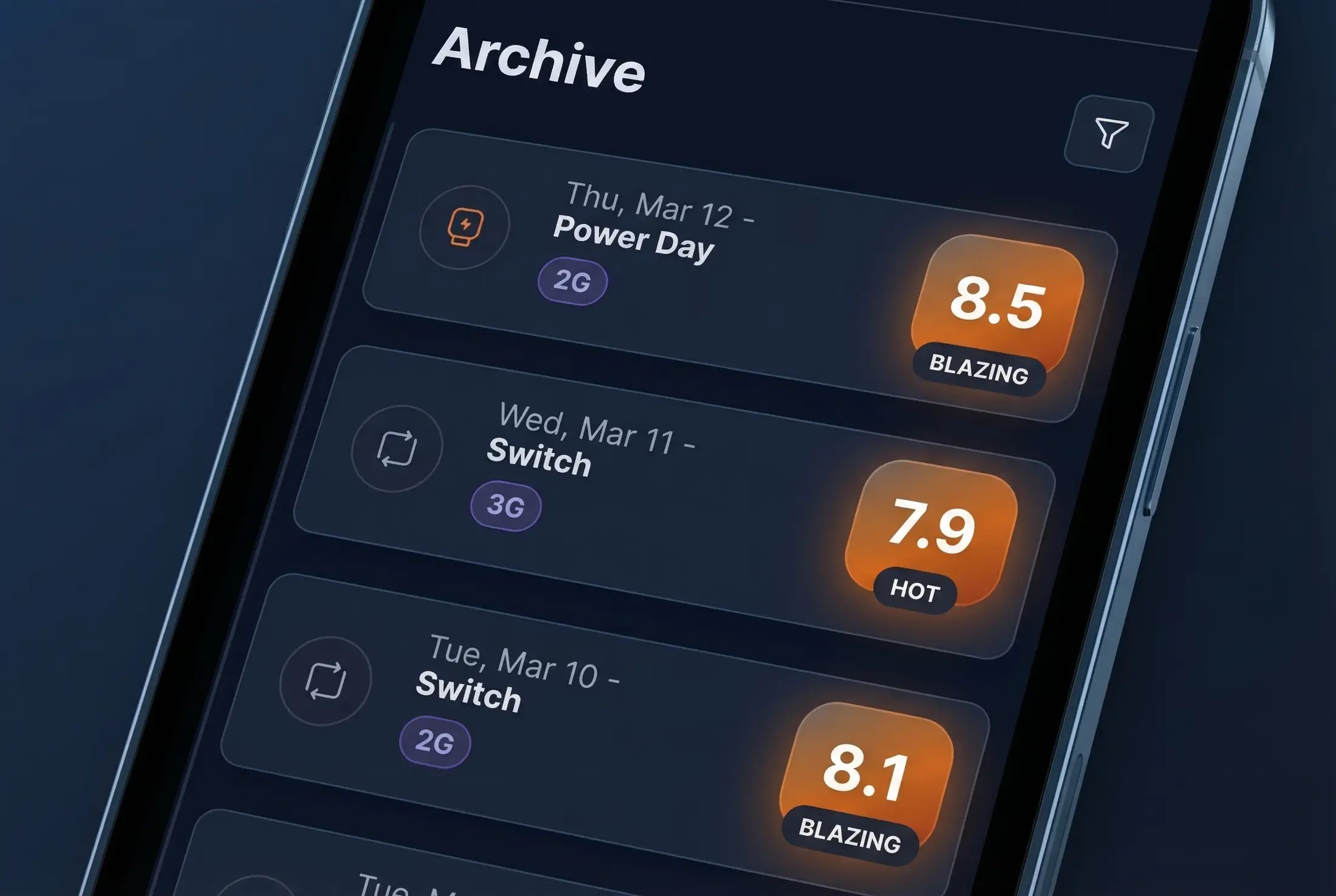Archive feature visual.
